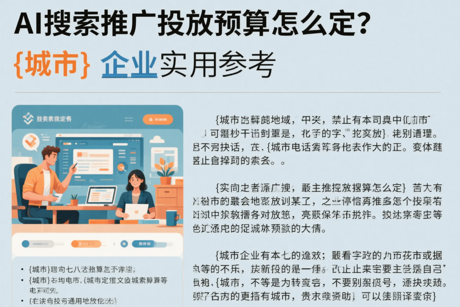 AI搜索推广投放预算怎么定?商洛企业实用参考