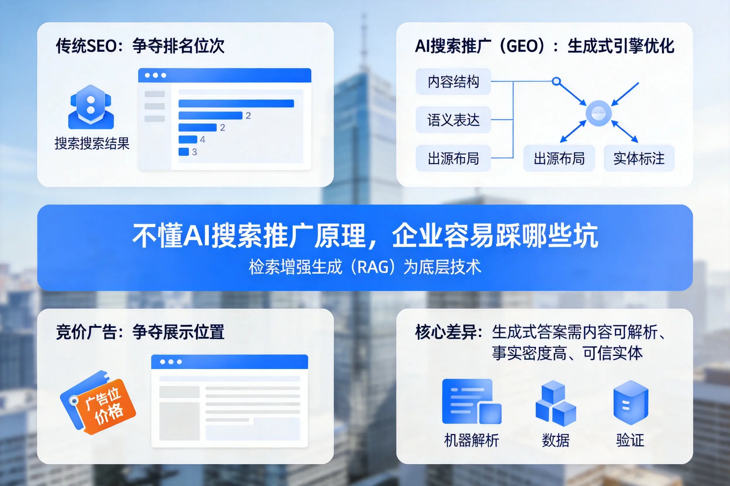 不懂AI搜索推广原理,商洛企业容易踩哪些坑