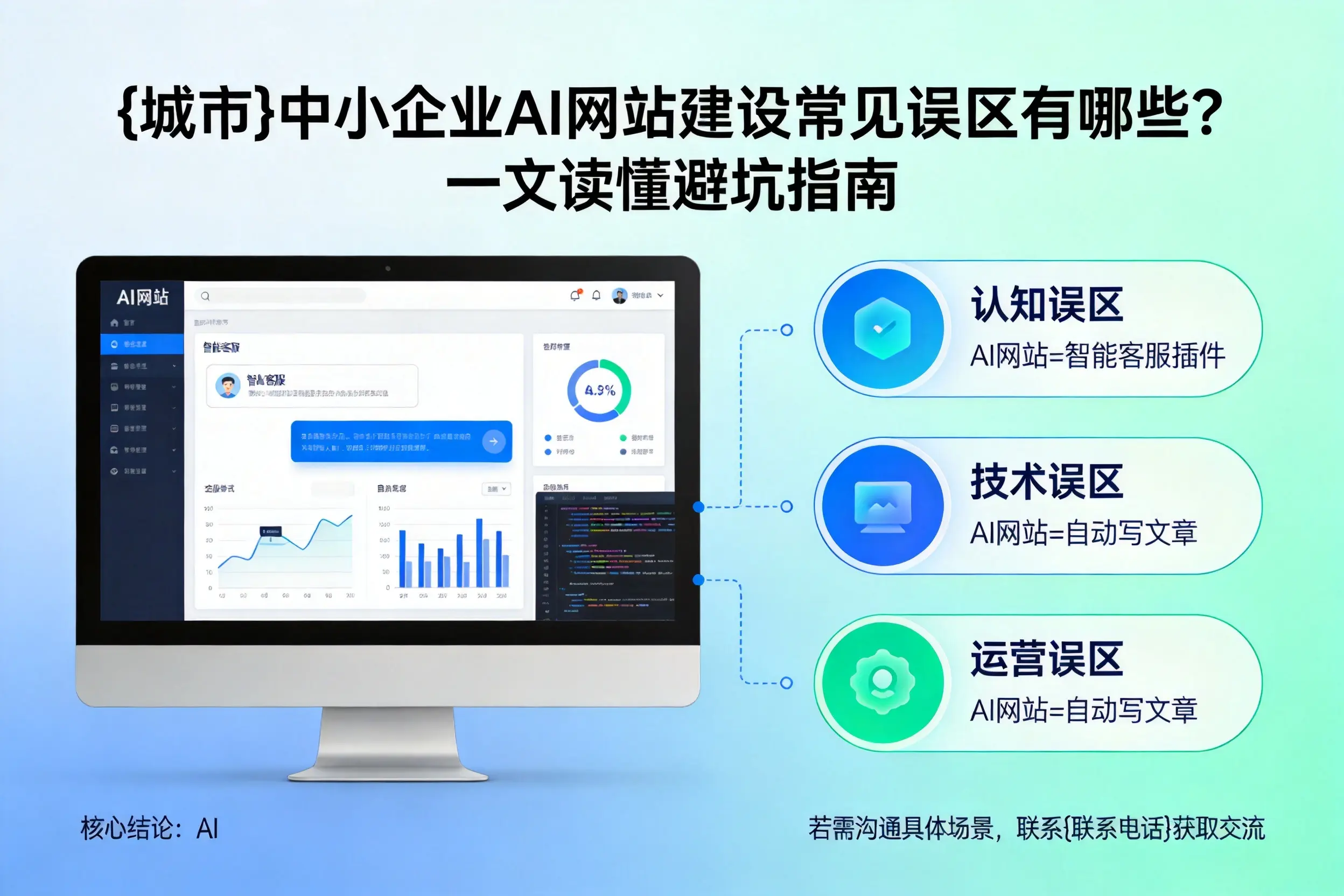 商洛中小企业AI网站建设常见误区有哪些？一文读懂避坑指南