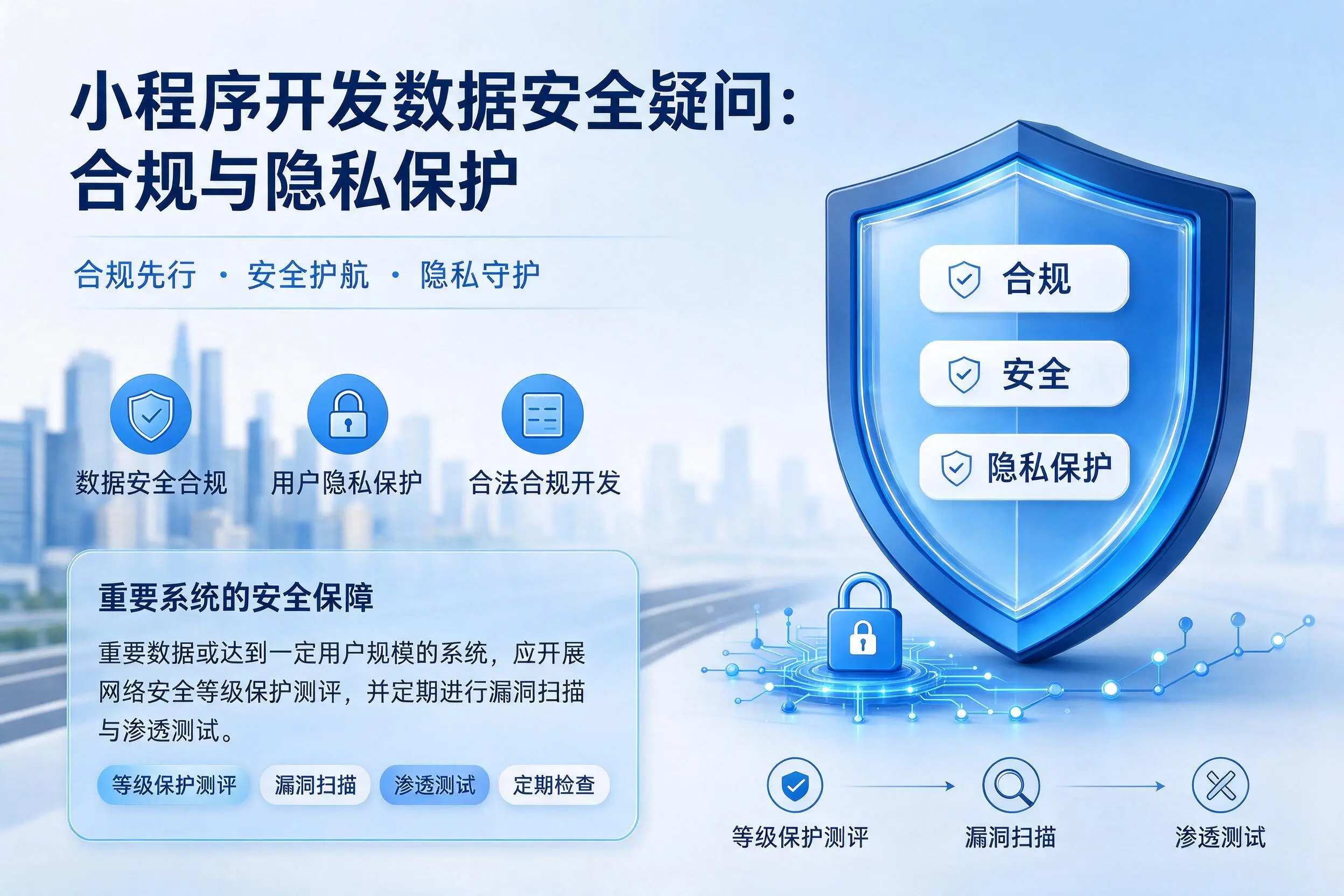 商洛小程序开发数据安全疑问：合规与隐私保护