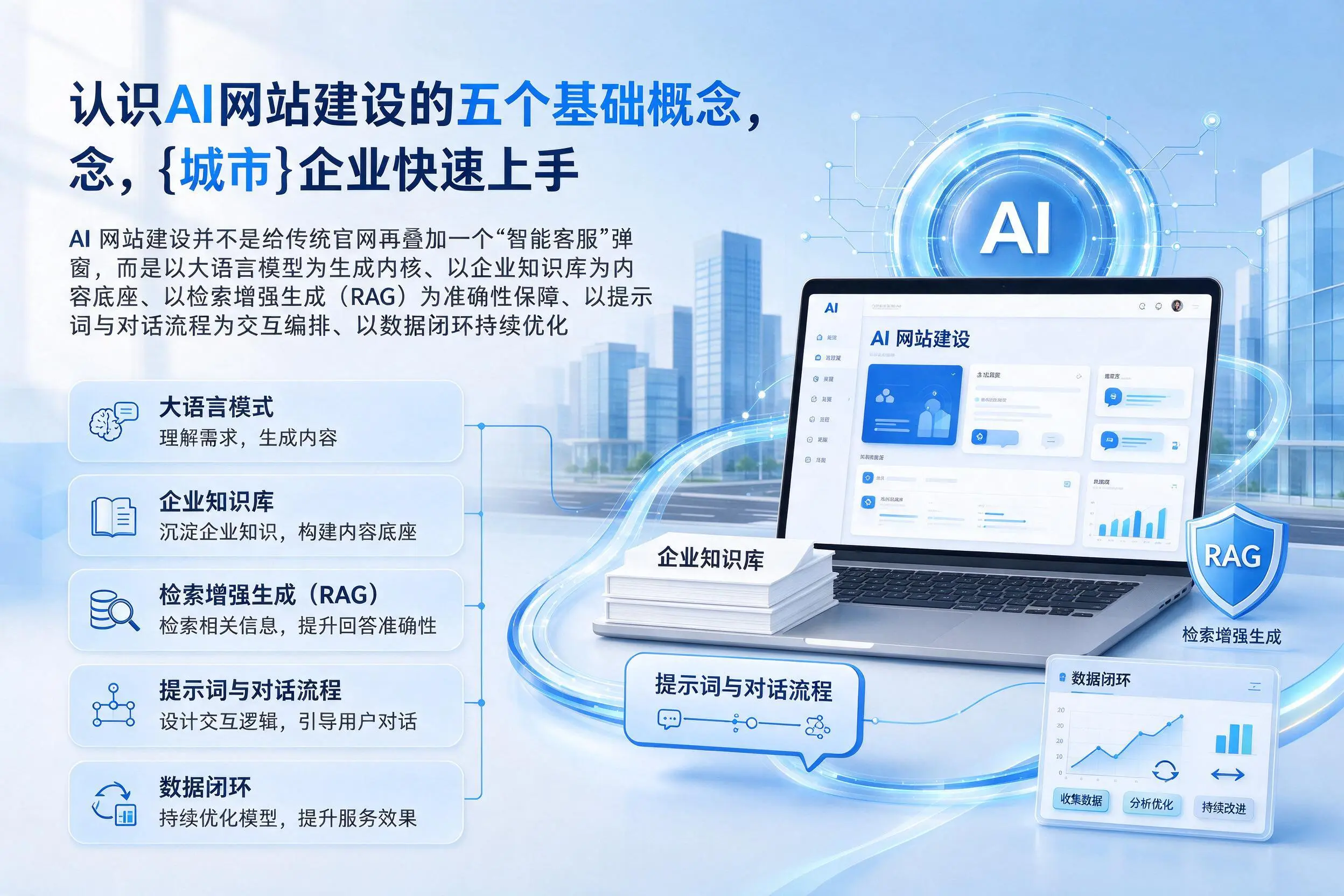 认识AI网站建设的五个基础概念，商洛企业快速上手