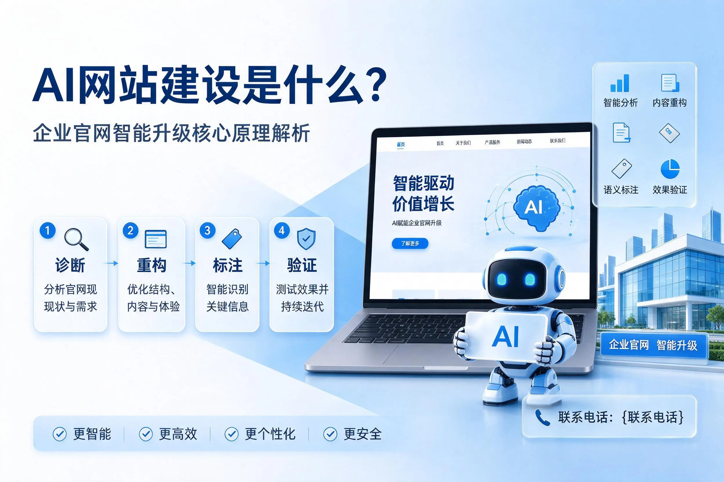 AI网站建设是什么？商洛企业官网智能升级核心原理解析