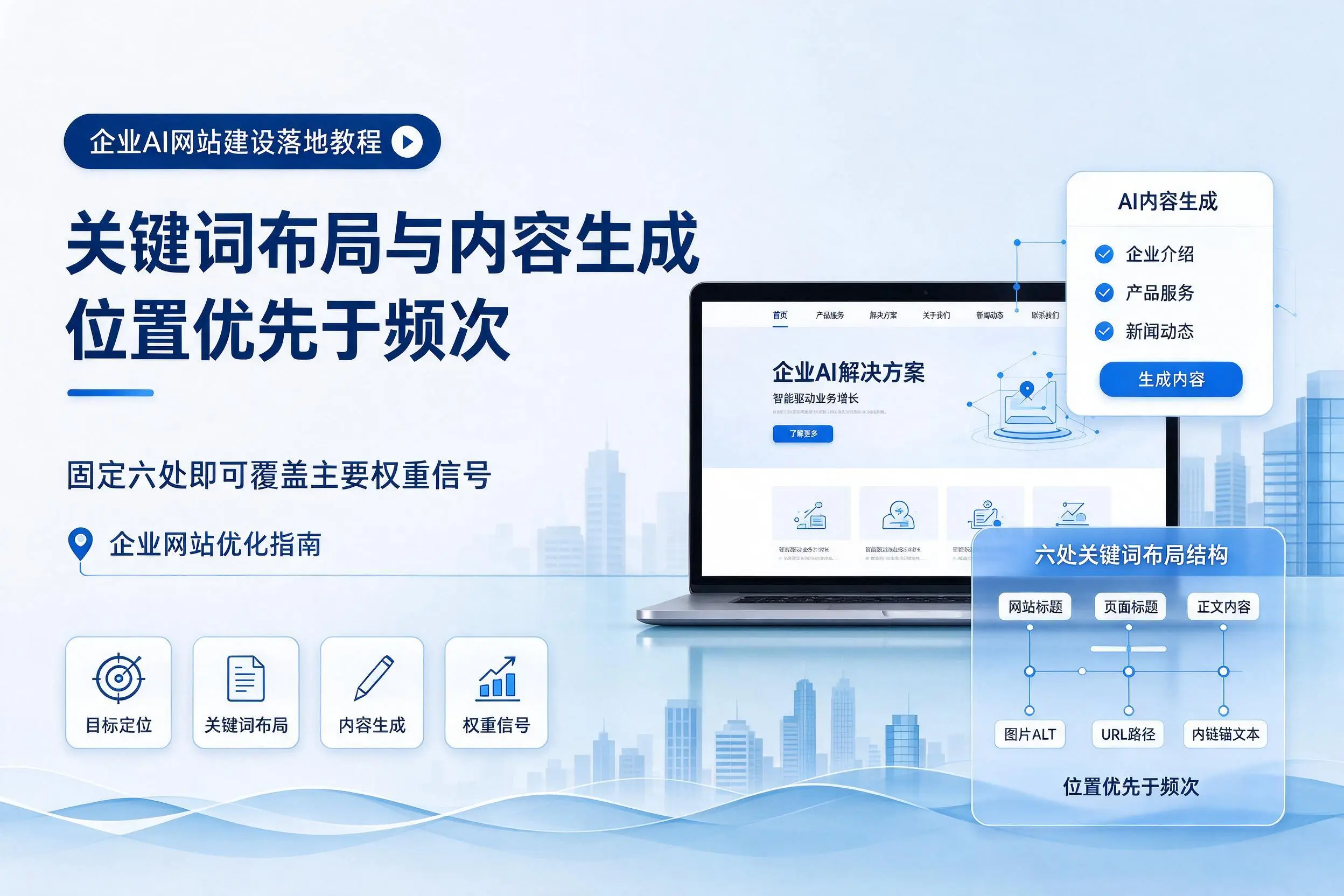 商洛企业AI网站建设落地教程：关键词布局与内容生成