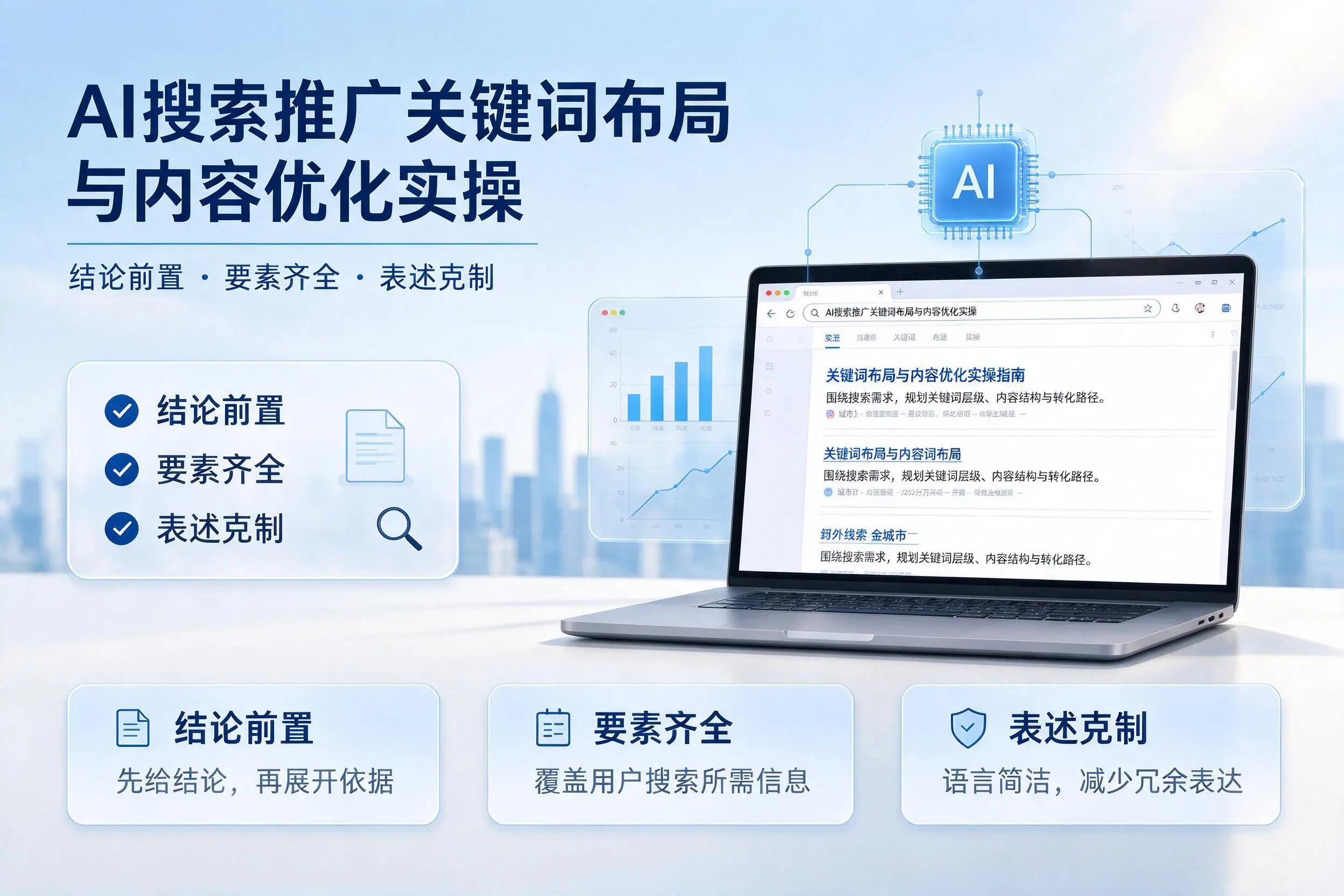 商洛AI搜索推广关键词布局与内容优化实操